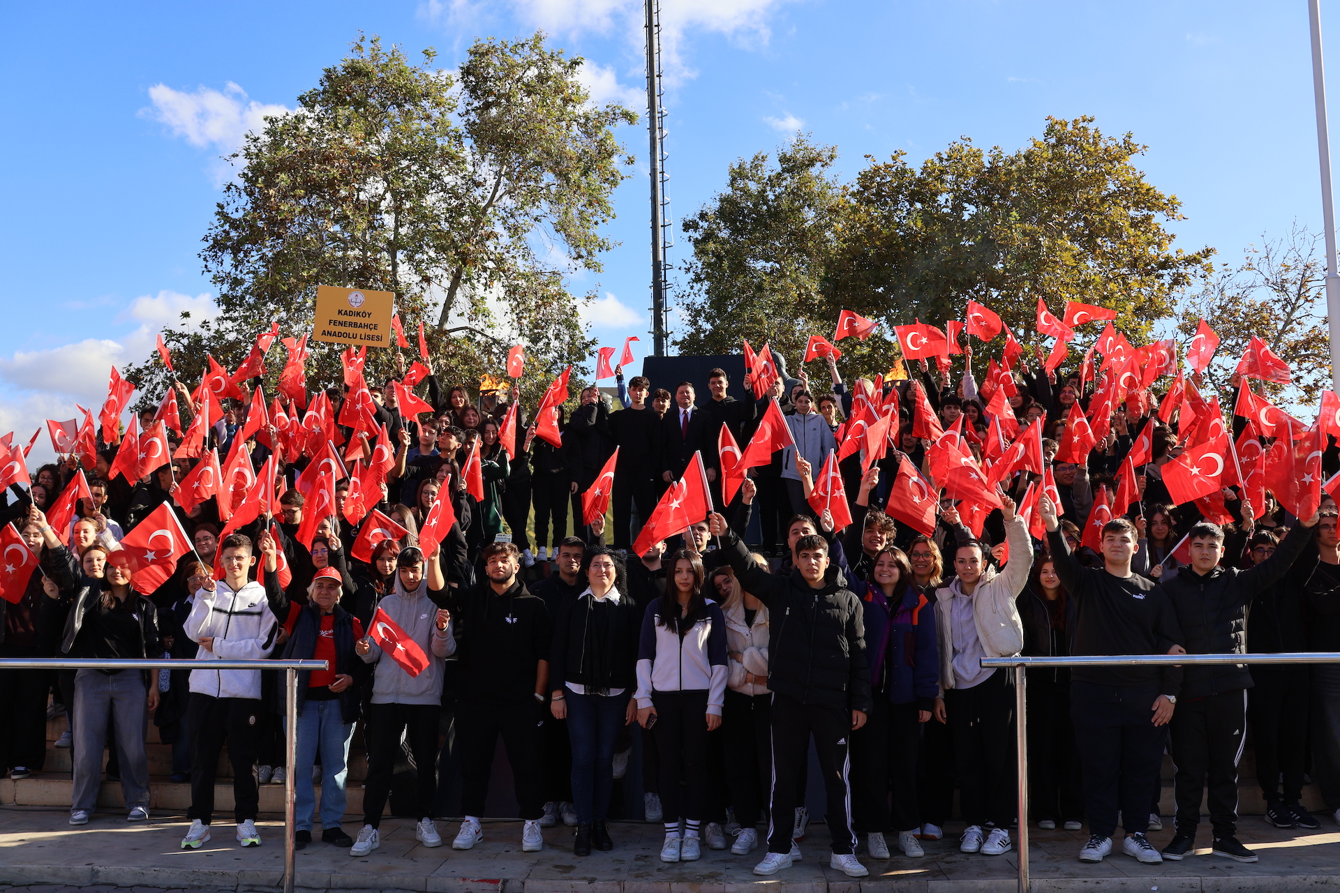 29 Ekim meşalesi, Kadıköy'de yakıldı